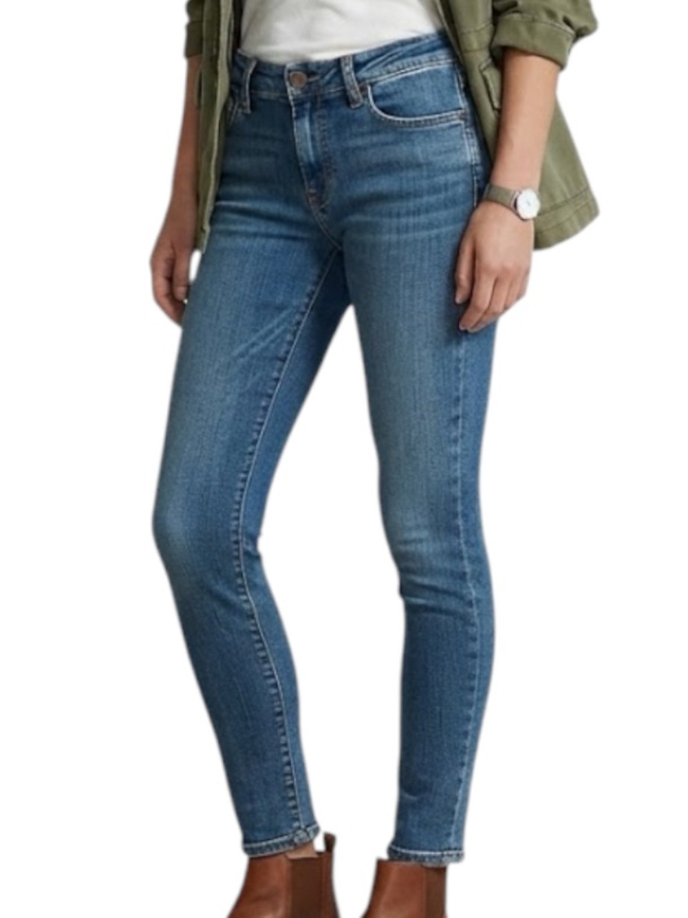 GARAGE Dark Blue Bootcut Jeans With Pockets Size 5 Y2K Denim